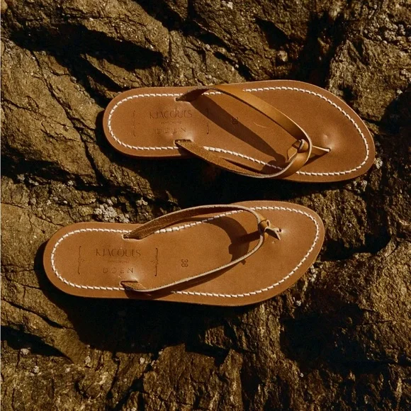Doen x K.Jacques Leather Sandals - Picture 1 of 11